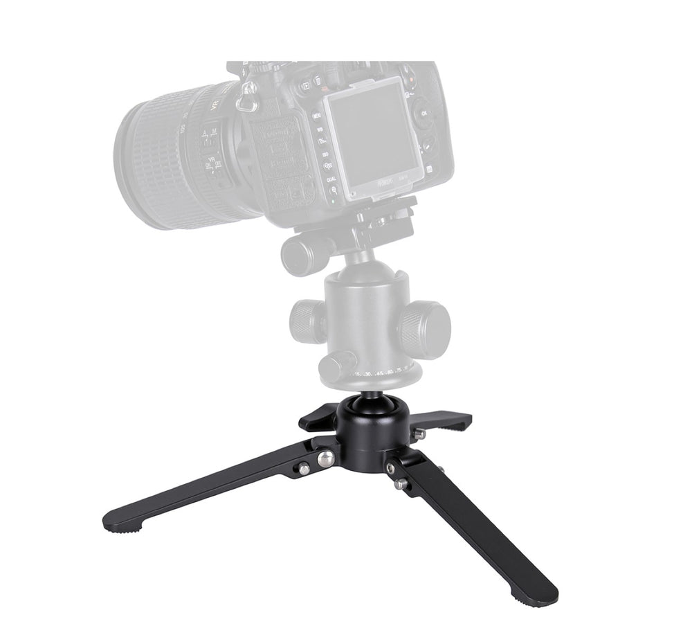 JUSINO Alu Monopod abnehmbarer Fuß Tischstativ Schnelldrehverschlüsse bis 153cm 6kg