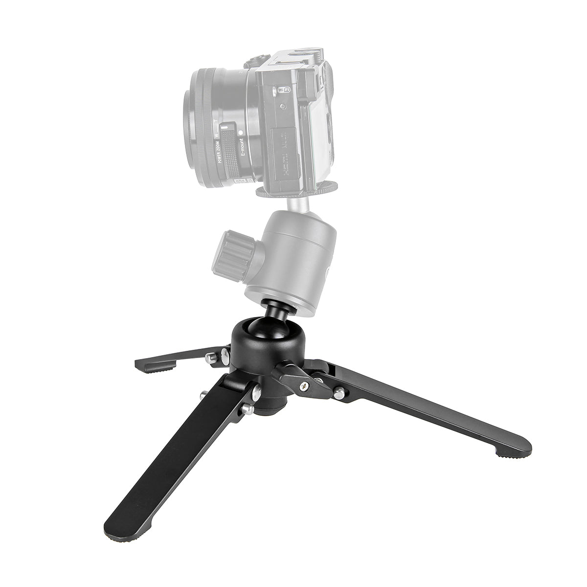 JUSINO Karbon Monopod mit abnehmbarem Fuß/Tischstativ Schnelldrehverschlüsse bis 153cm/6kg VM-254C