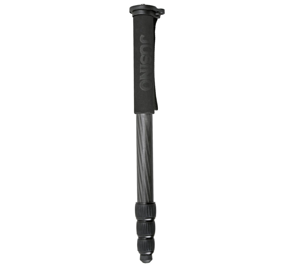 JUSINO Karbon Monopod mit abnehmbarem Fuß Tischstativ Schnelldrehverschlüsse bis 170cm 12kg VM-324C