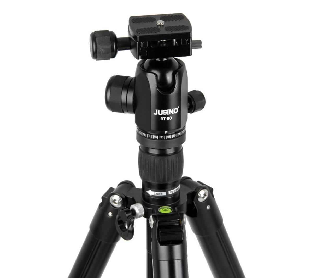 JUSINO Vielseitiges Tripod/Monopod Stativ bis 155cm Höhe/6kg + Kugelkopf BT-60 X-426