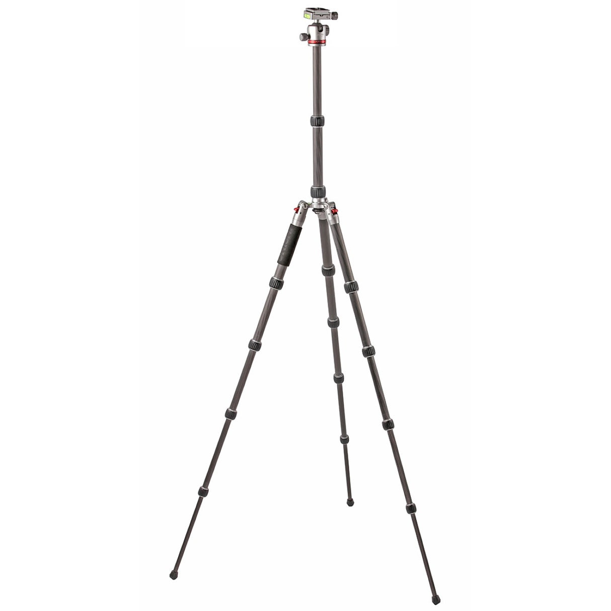 JUSINO Karbon Stativ leicht kompakt Monopod-Funktion bis 130,5cm 5kg + Kugelkopf TK-225 SC GT-30