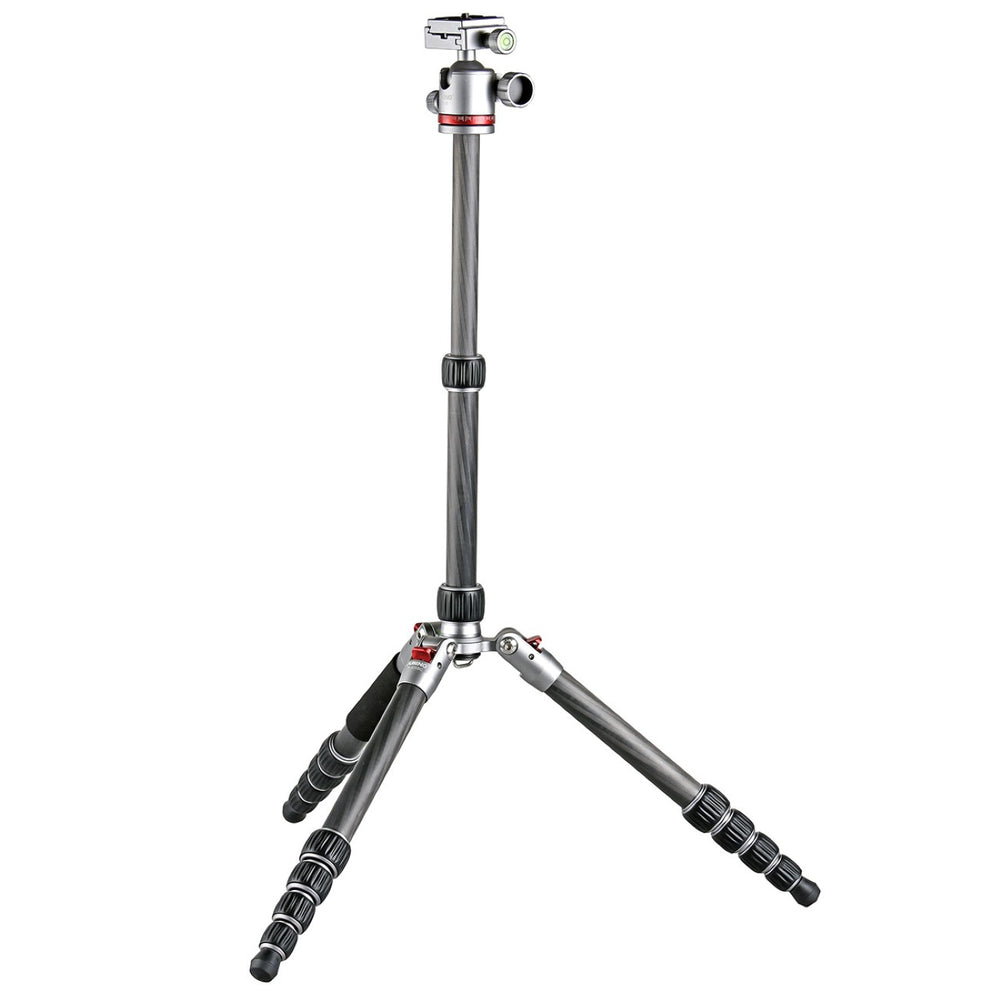 JUSINO Karbon Stativ leicht kompakt Monopod-Funktion bis 130,5cm 5kg + Kugelkopf TK-225 SC GT-30