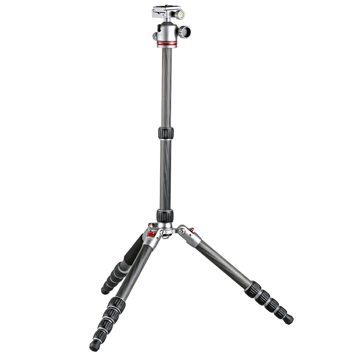 JUSINO Karbon Stativ leicht kompakt Monopod-Funktion bis 130,5cm 5kg + Kugelkopf TK-225 SC GT-30