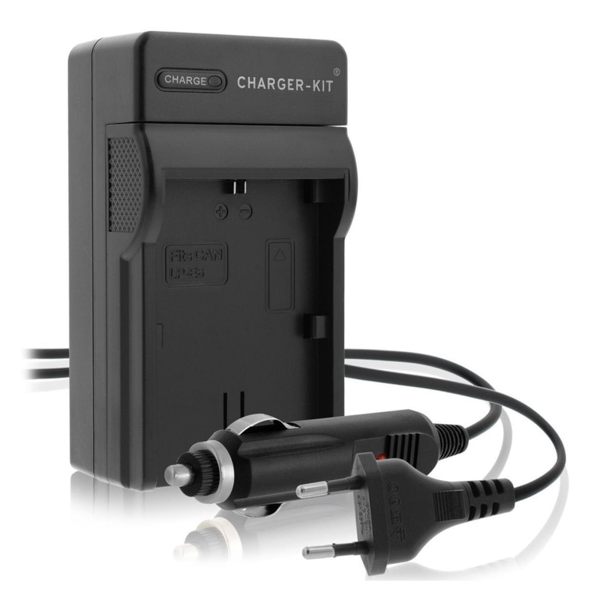 ayex Power Set mit 2x LP-E6N Akku + USB-Ladegerät inkl. Kfz-Ladekabel für zB Canon EOS R 90D