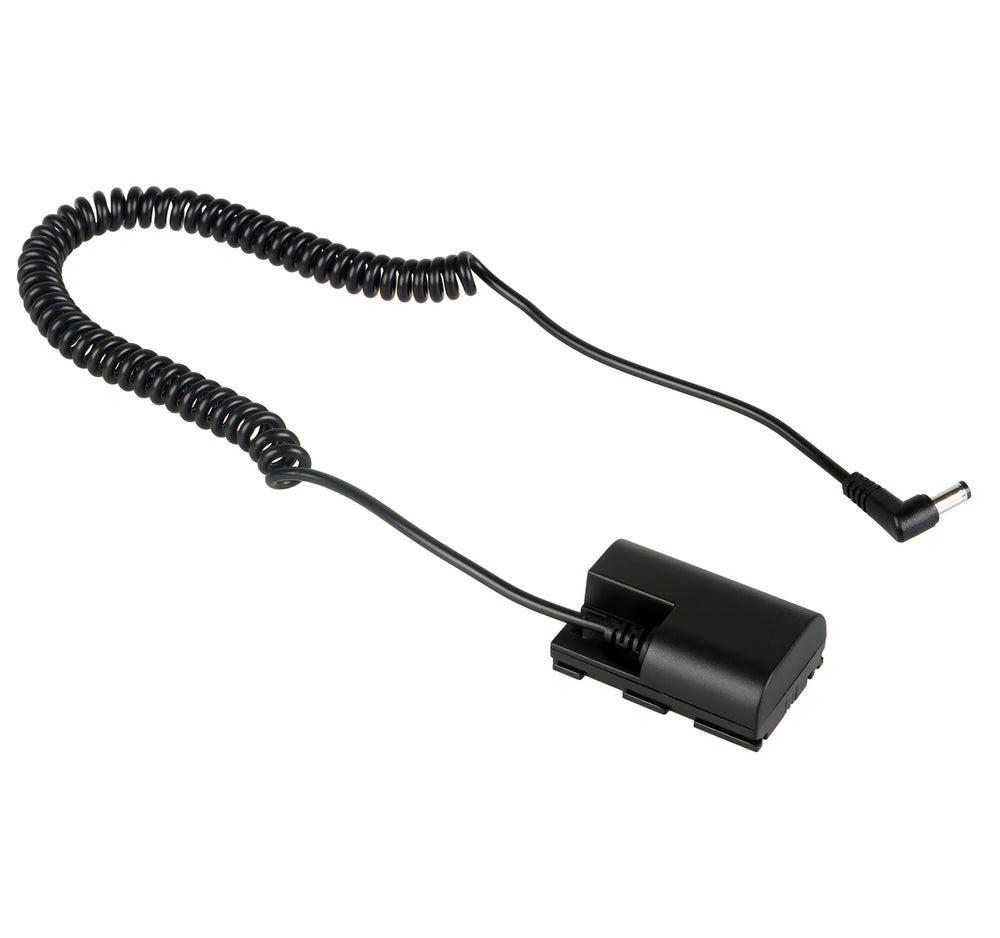 DC-Coupler für Canon EOS mit LP-E6 ähnlich wie DR-E6 Akku-Dummy für permanente Stromversorgung über z.B. V-Mount Akku