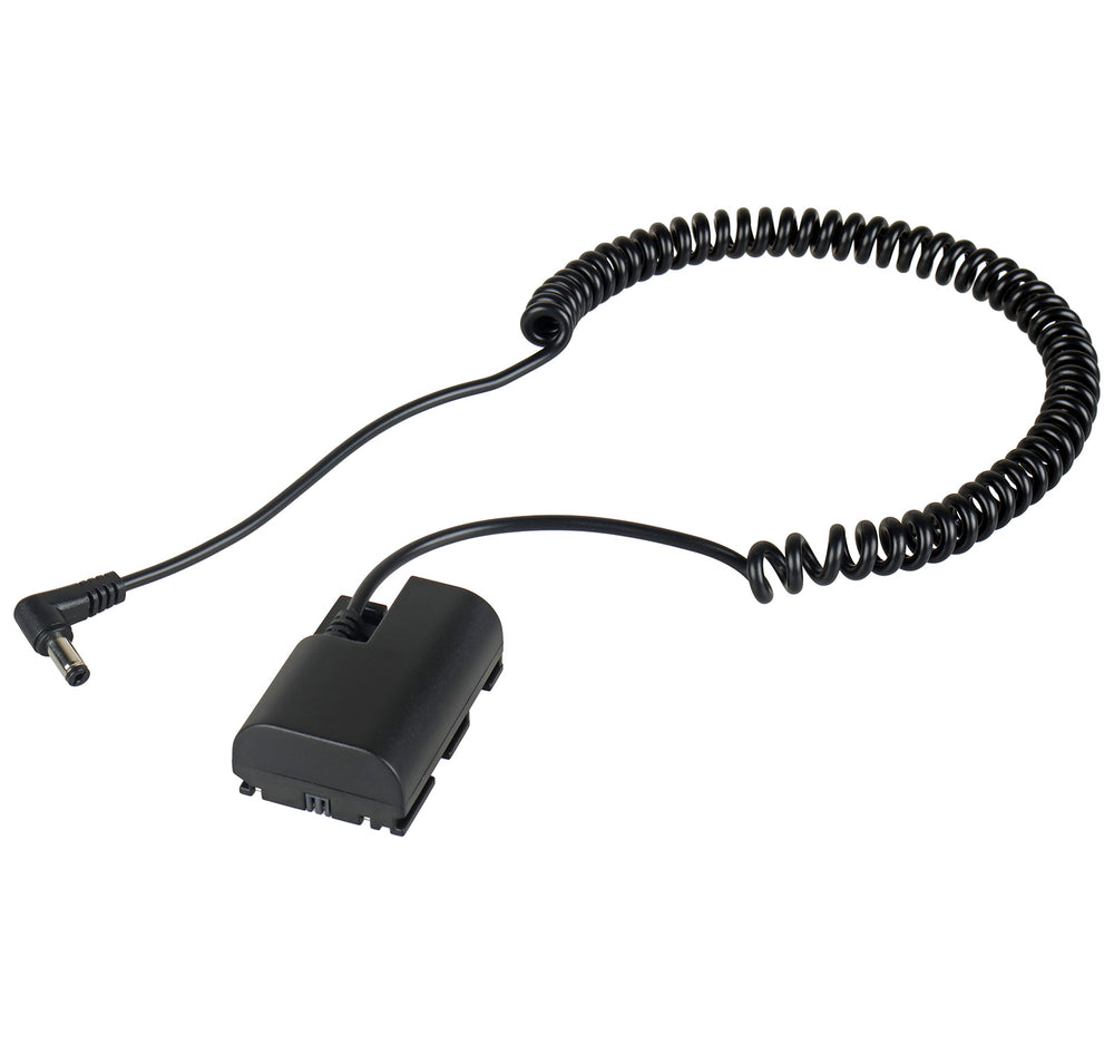 DC-Coupler für Canon EOS mit LP-E6 ähnlich wie DR-E6 Akku-Dummy für permanente Stromversorgung über z.B. V-Mount Akku