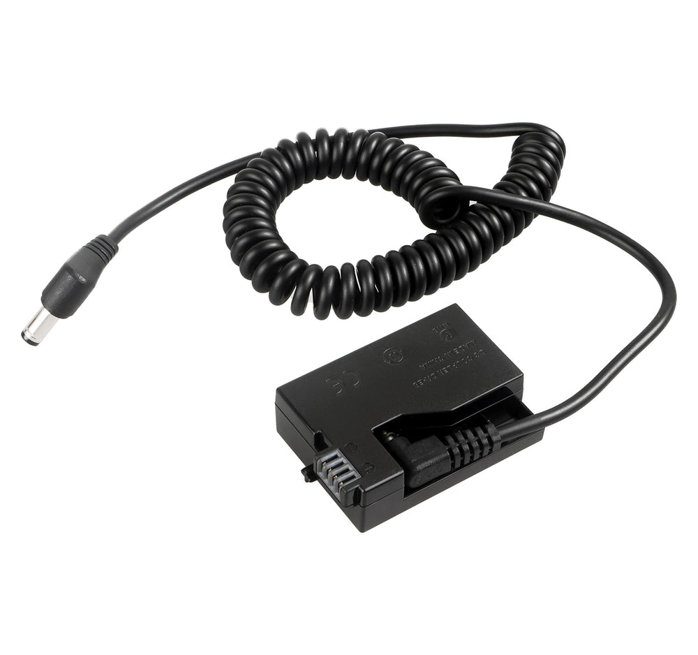 DC-Coupler für Canon EOS mit LP-E8 ersetzt DR-E8 Akku-Dummy für permanente Stromversorgung über z.B. V-Mount Akku