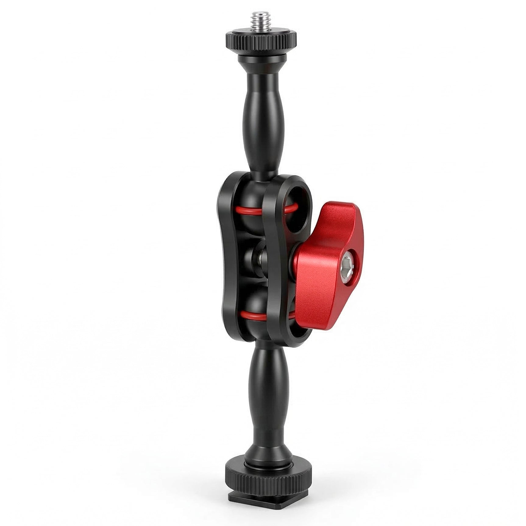 ayex Magic Arm 145mm Gelenkarm mit 1/4 Zoll Schraube Kamera Zubehör Halter für LED Licht, Monitor, Mikrofon