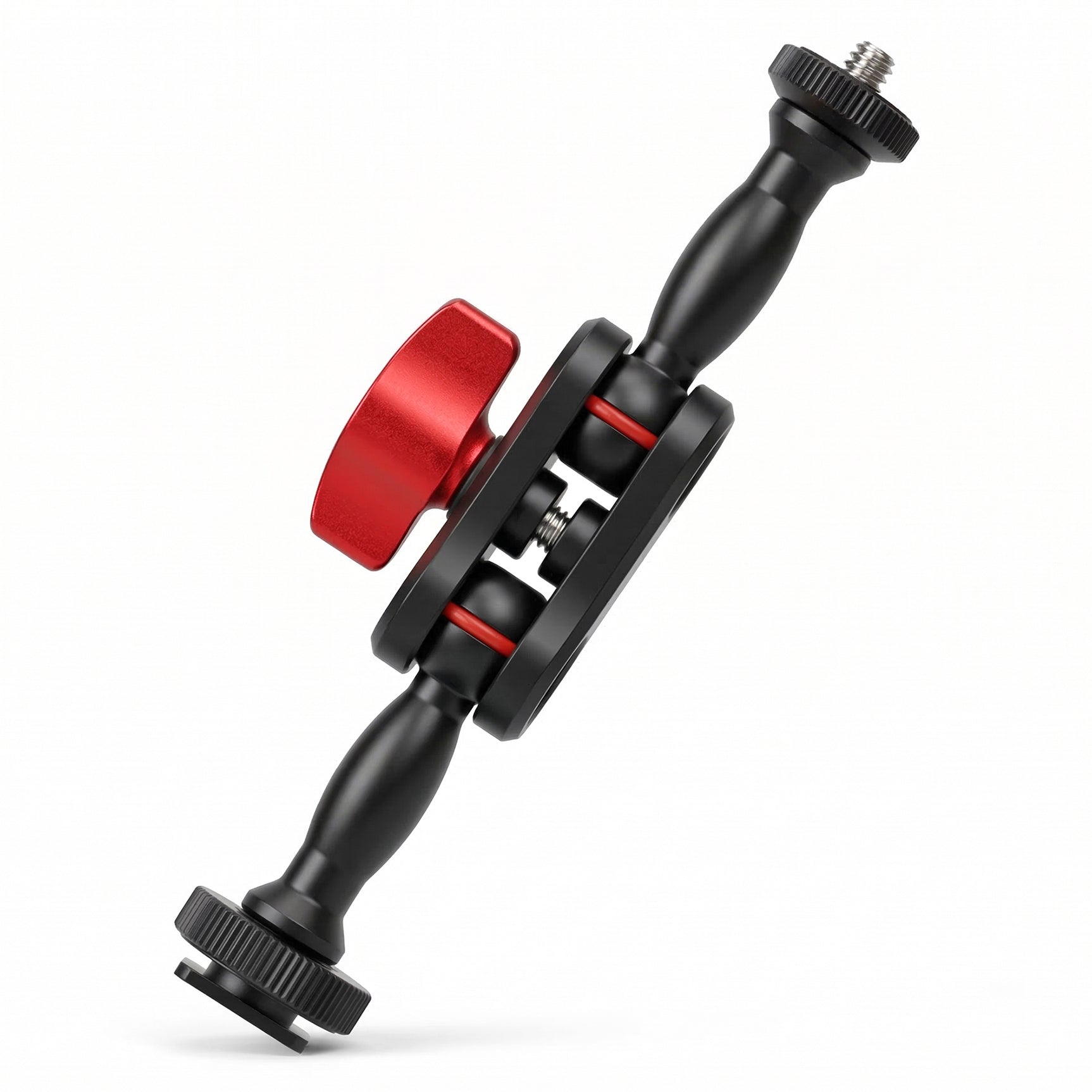ayex Magic Arm 145mm Gelenkarm mit 1/4 Zoll Schraube Kamera Zubehör Halter für LED Licht, Monitor, Mikrofon