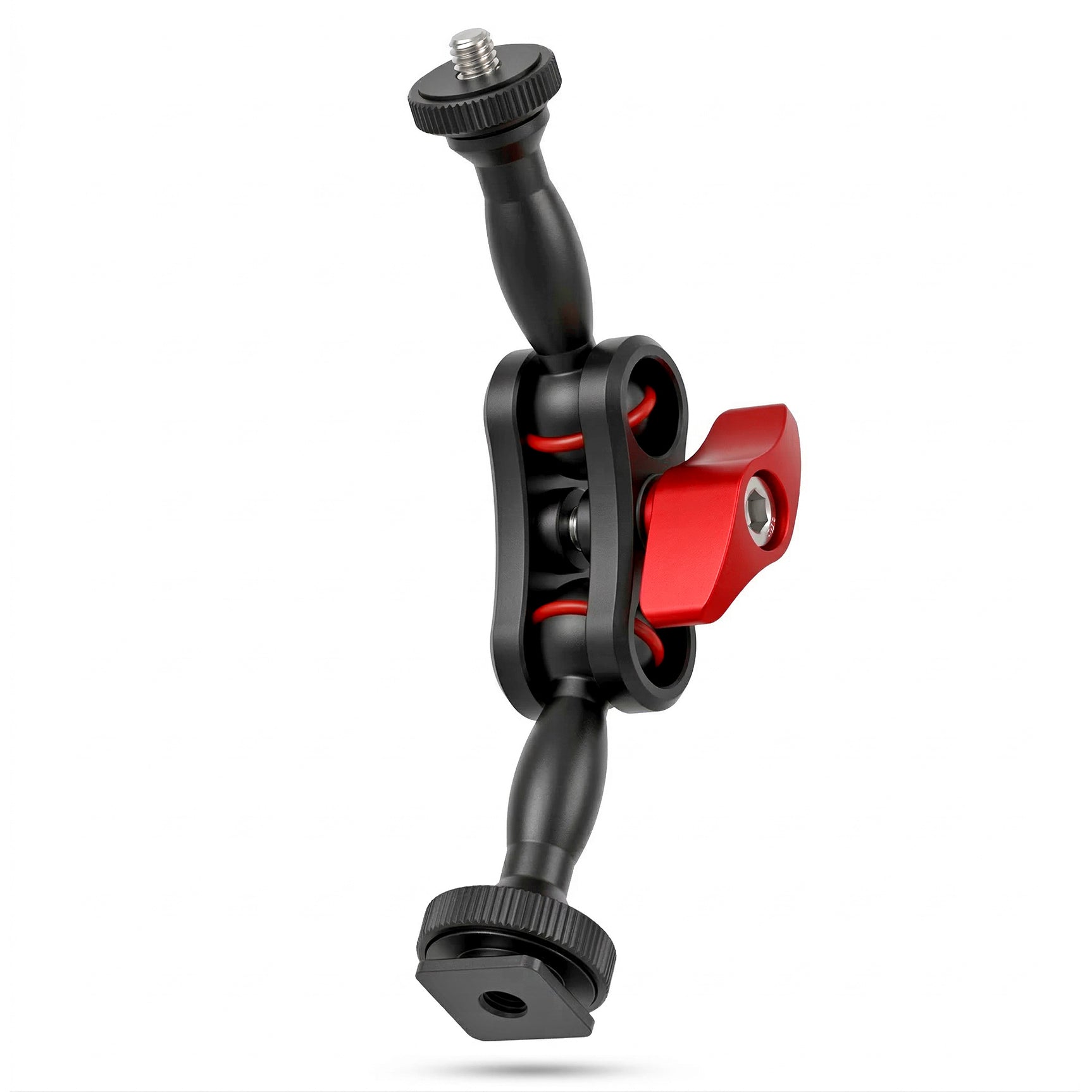 ayex Magic Arm 145mm Gelenkarm mit 1/4 Zoll Schraube Kamera Zubehör Halter für LED Licht, Monitor, Mikrofon