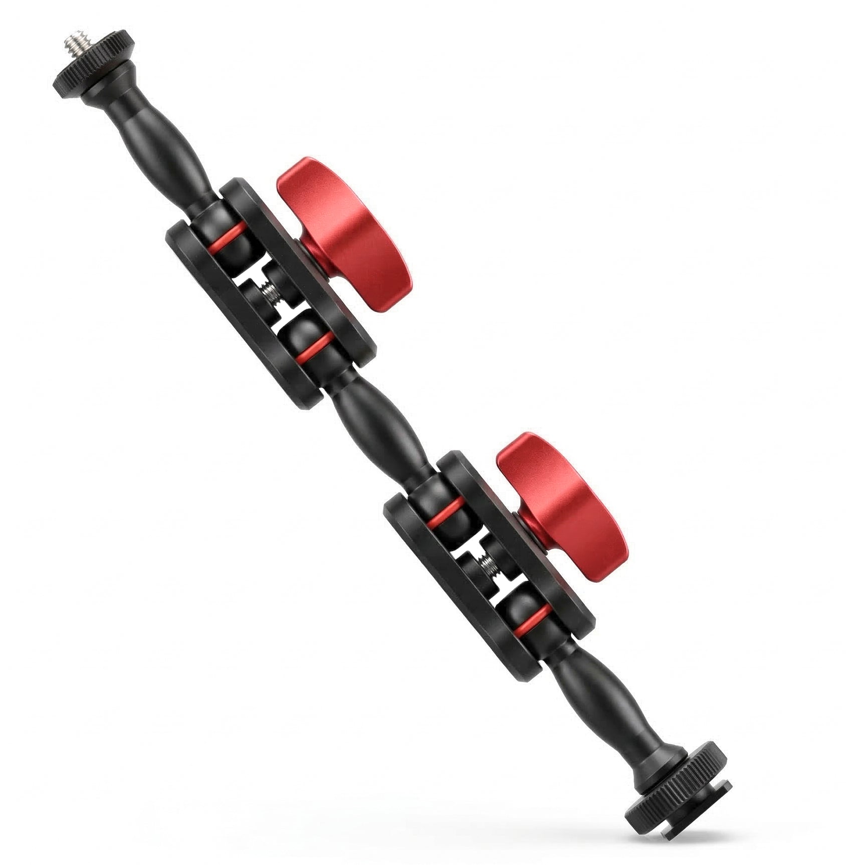 ayex Magic Arm 220mm Doppel Gelenkarm mit 1/4 Zoll Schraube verstellbarer Kamera Zubehör Arm für LED Licht, Monitor, Mikrofon