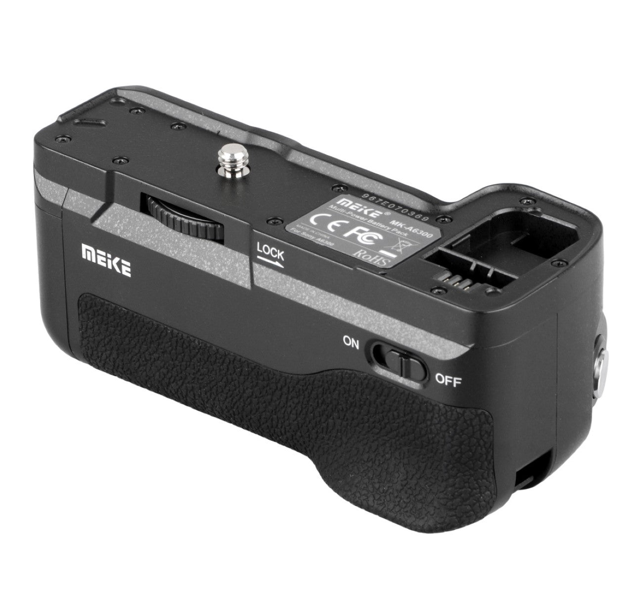 Meike Batteriegriff Set für Sony Alpha A6300 MK-A6300 + 2x NP-FW50 Akku