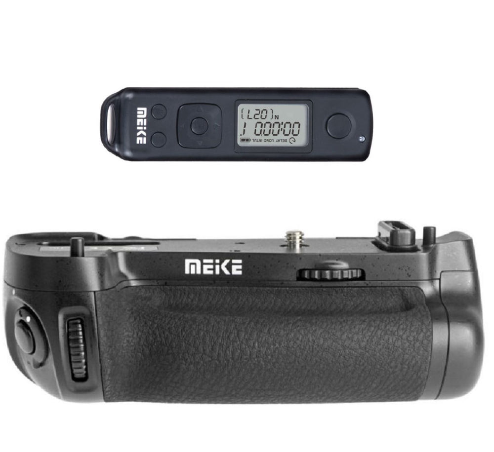 Meike Batteriegriff mit Funk-Timer-Fernauslöser für Nikon D750 wie MB-D16 MK-DR750