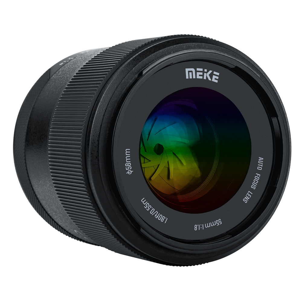 Meike 55mm F1.8 AF Pro STM Autofokus Vollformat Objektiv Portrait kompatibel mit Fujifilm X Mount