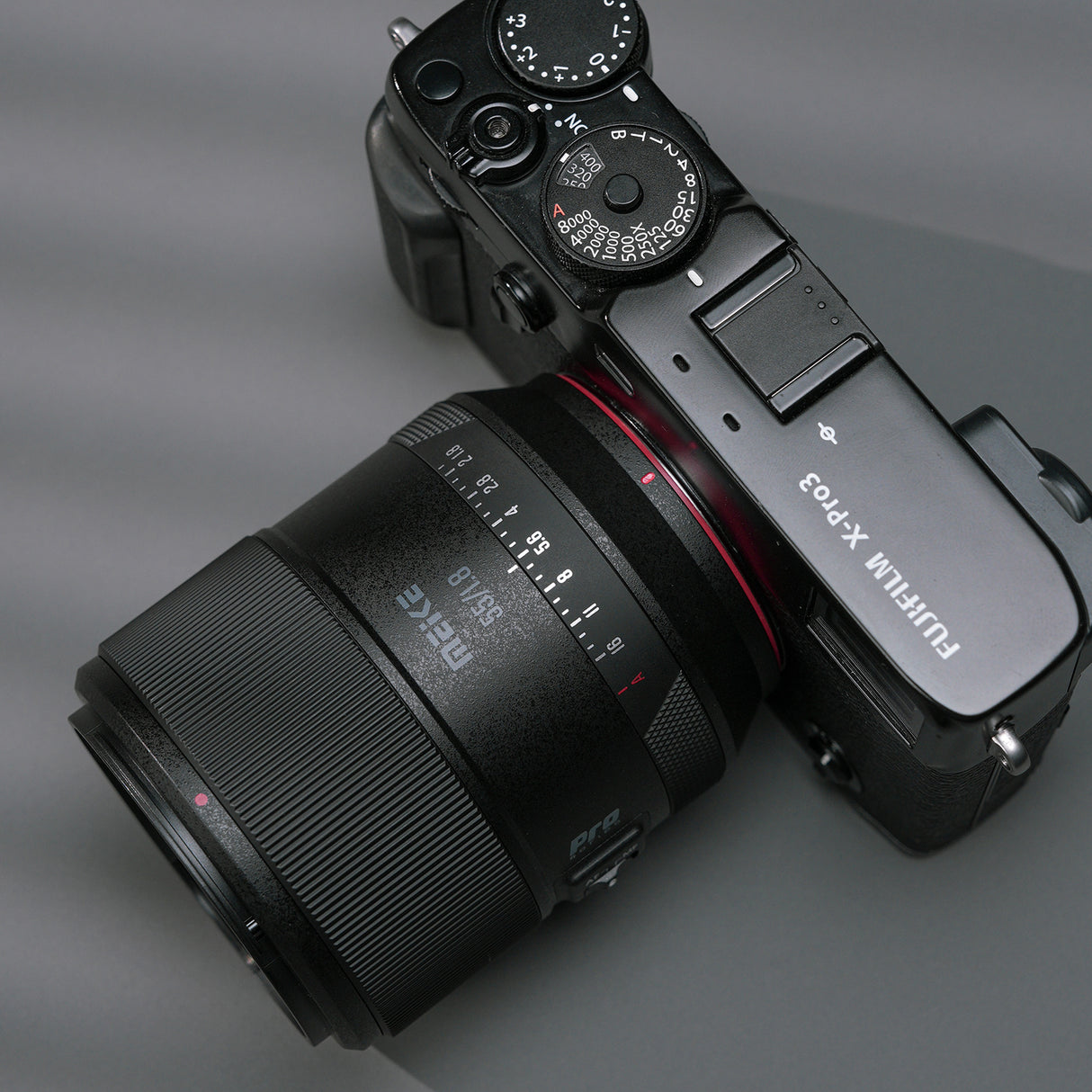 Meike 55mm F1.8 AF Pro STM Autofokus Vollformat Objektiv Portrait kompatibel mit Fujifilm X Mount