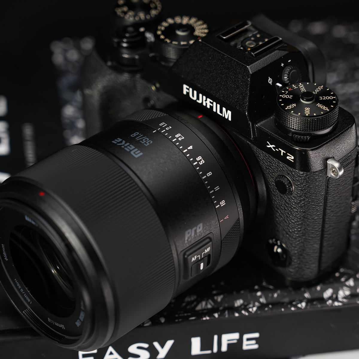 Meike 55mm F1.8 AF Pro STM Autofokus Objektiv Portrait für Fujifilm X Mount