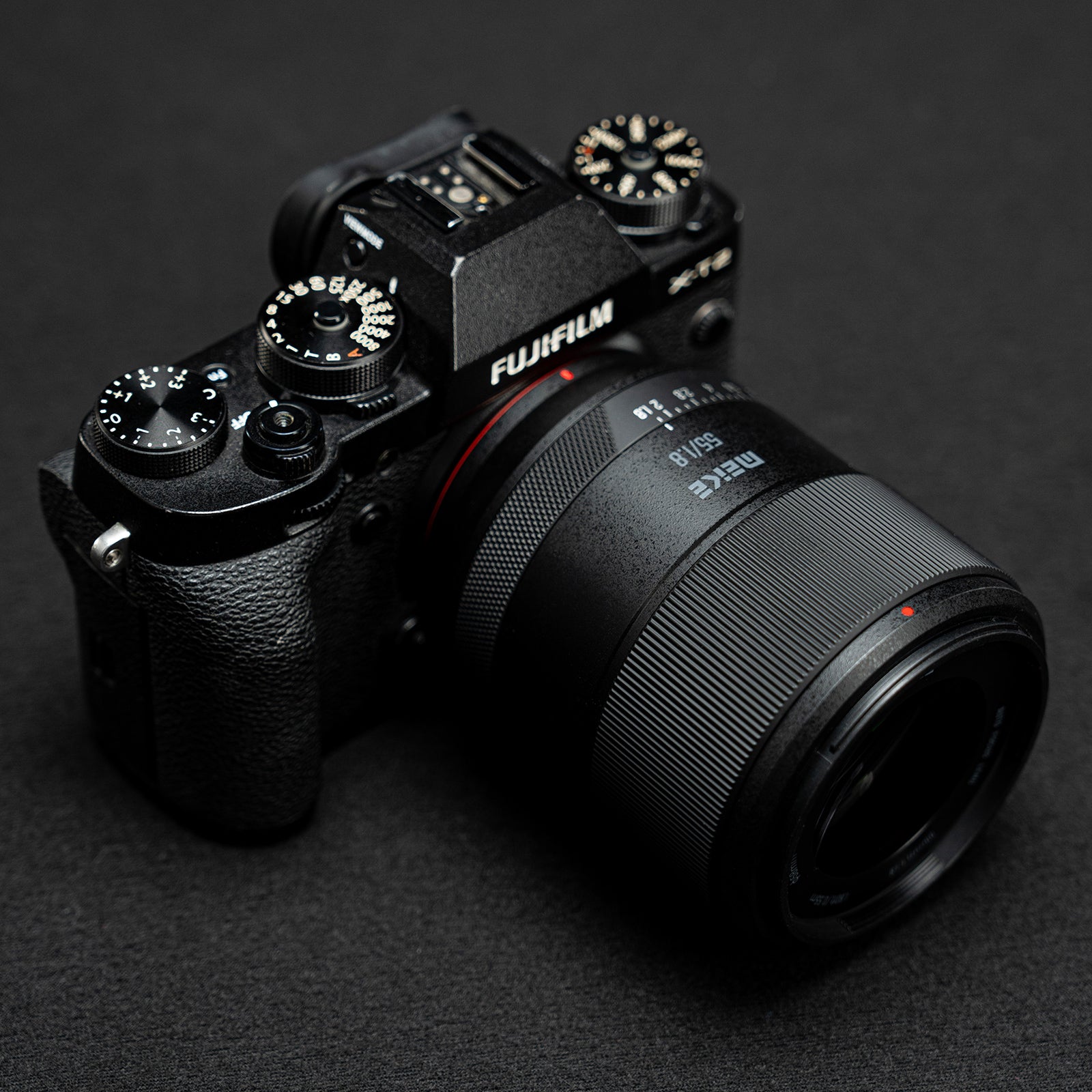 Meike 55mm F1.8 AF Pro STM Autofokus Vollformat Objektiv Portrait kompatibel mit Fujifilm X Mount