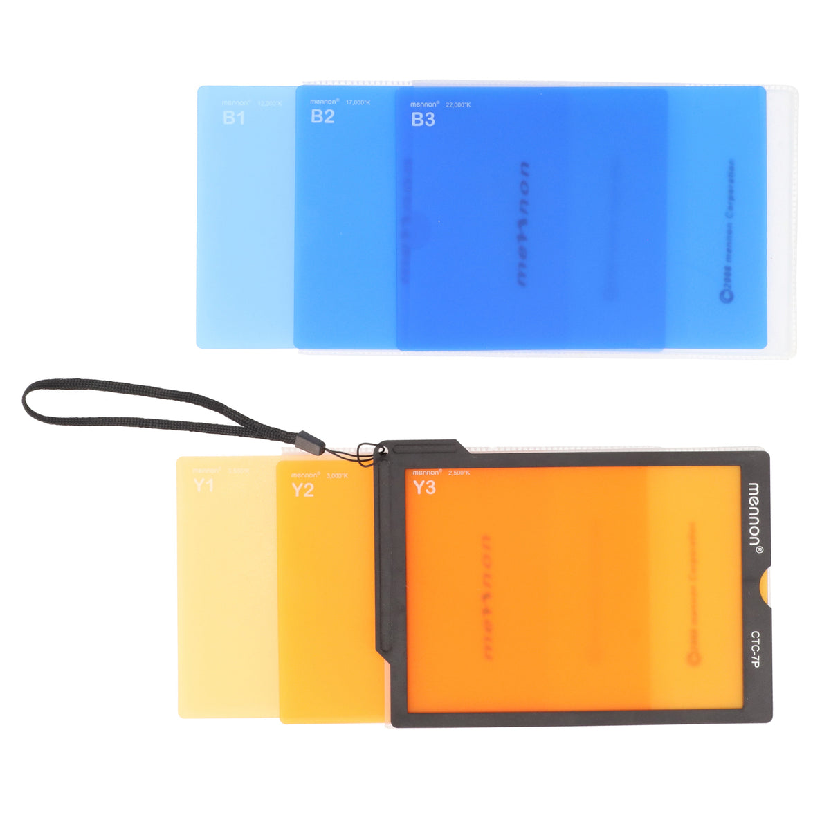 7-teiliges Karten-Set für Farbtemperatur und Weißabgleich