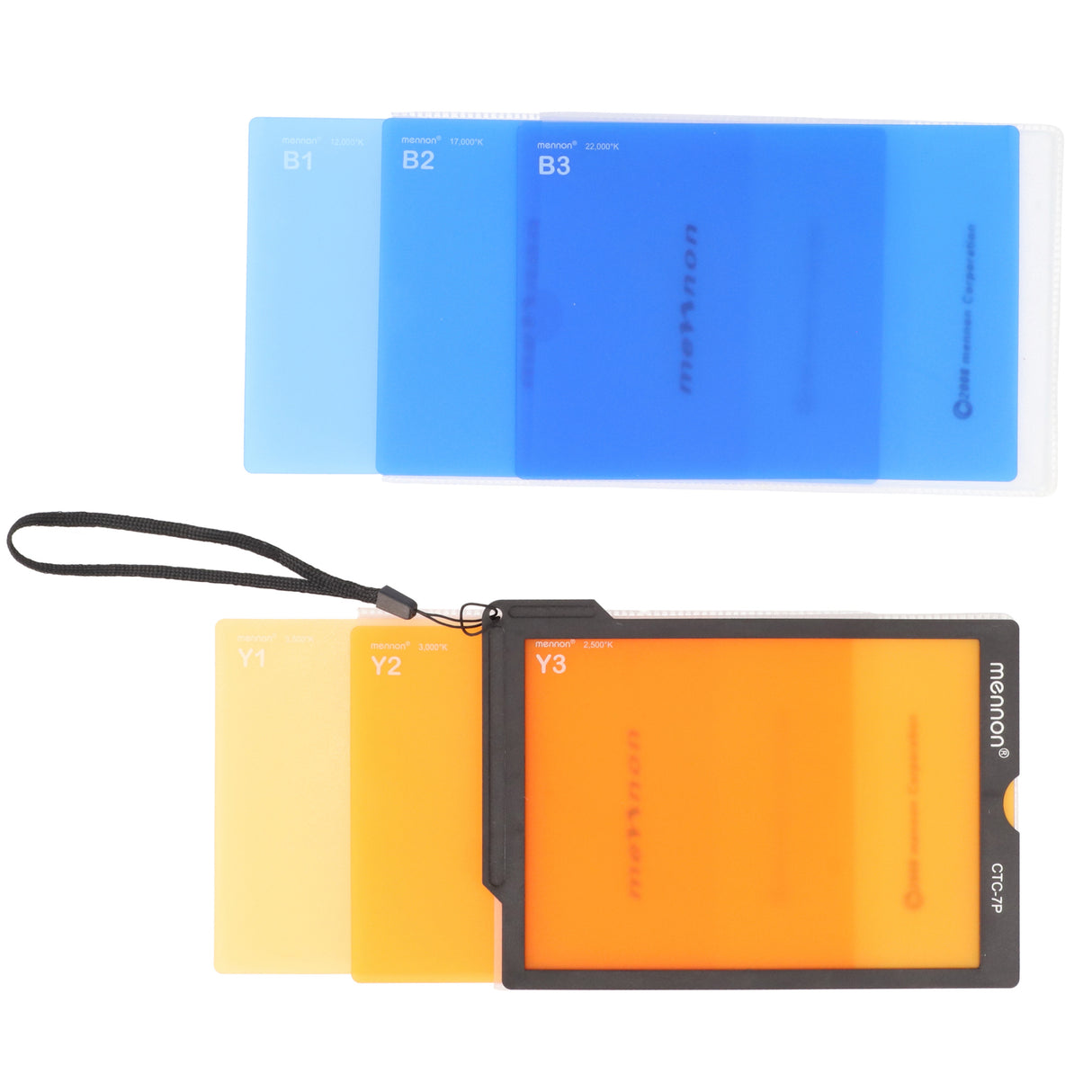 7-teiliges Karten-Set für Farbtemperatur und Weißabgleich