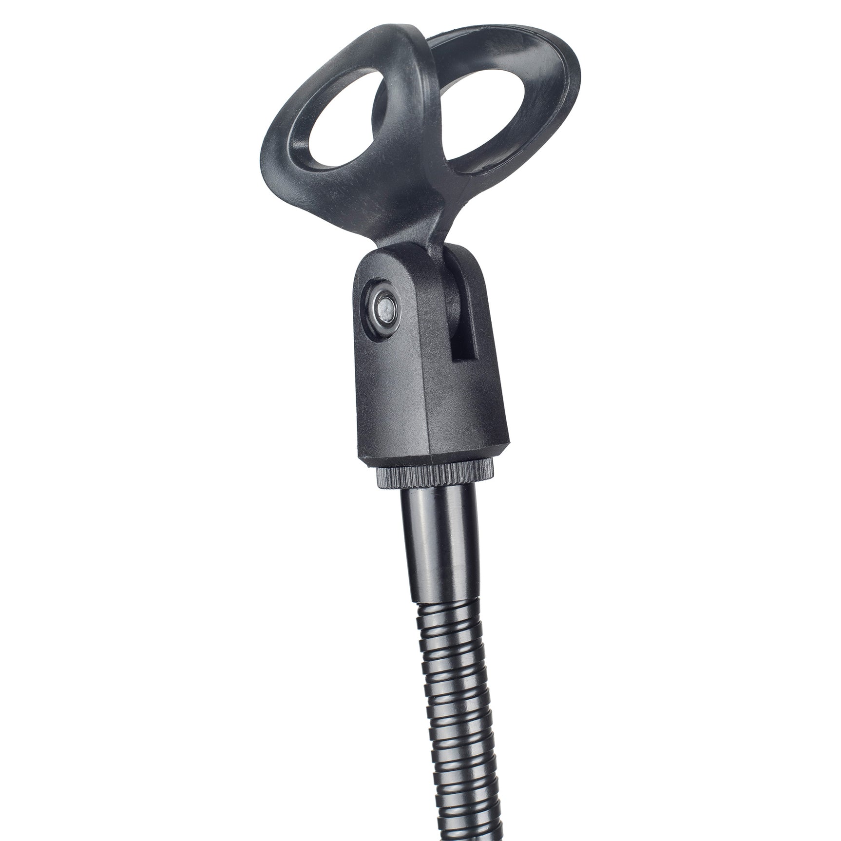 ayex Kompakte Mikrofonhalterung mit flexiblem Schwanenhals 360° Klammer & Klemme 1/4 Zoll