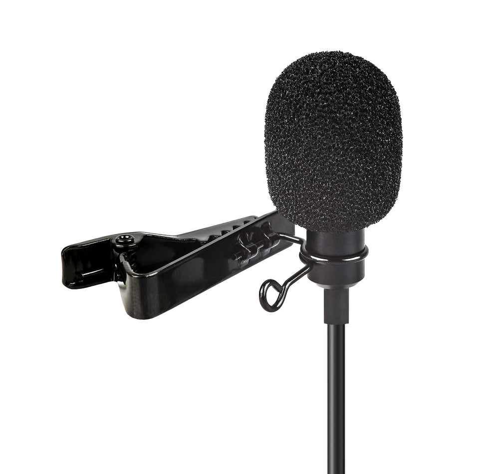 Profi Lavalier-Mikrofon mit Windschutz & Klemme Universal einsetzbar für Interviews Livestreams