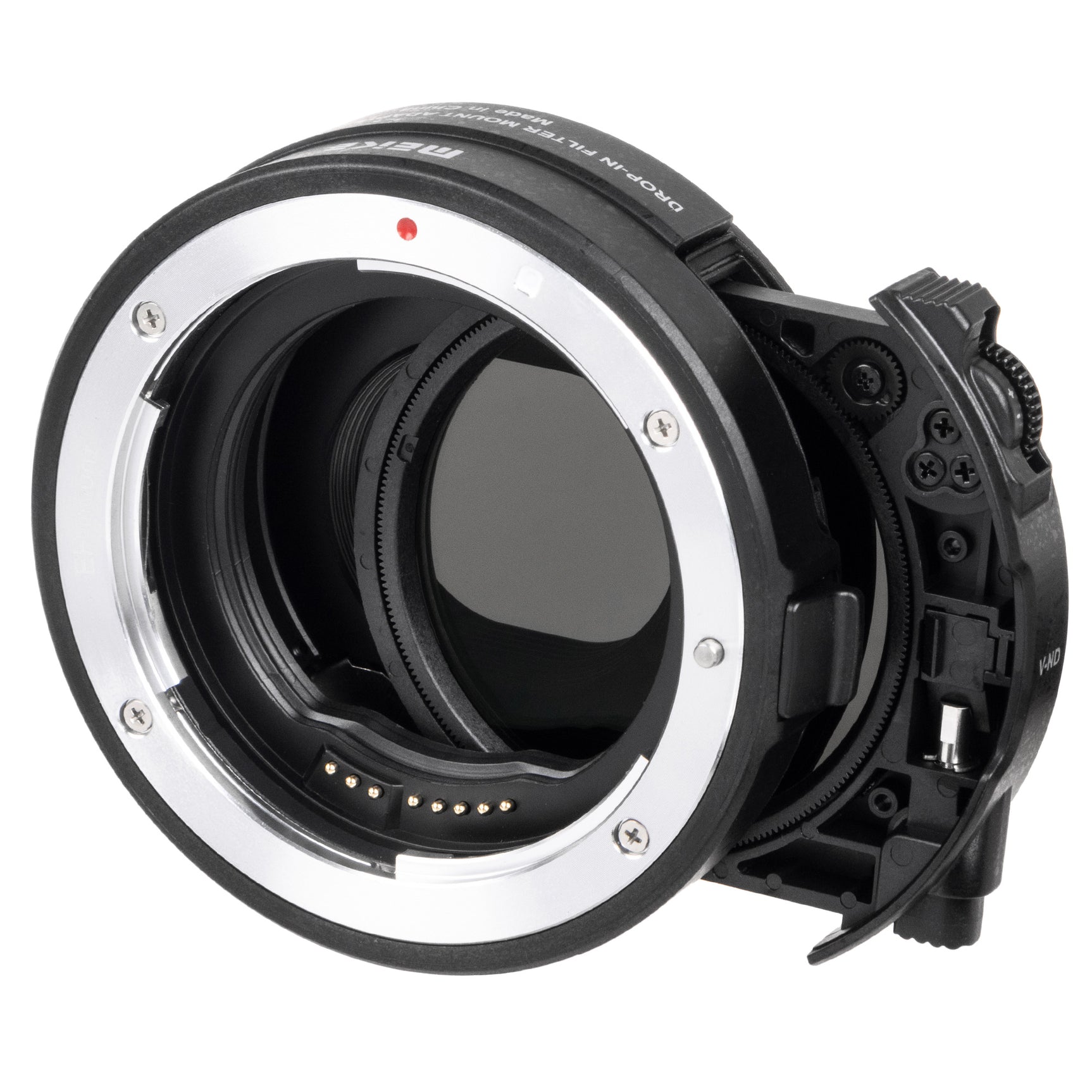 Meike MK-EFTM-C Mount-Adapter für Canon EF auf Canon EOS M Inkl. variablem ND-Filter und klarem UV-Filter