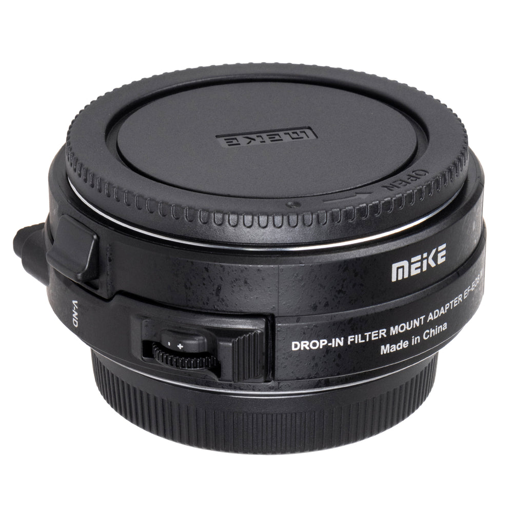Meike MK-EFTM-C Mount-Adapter für Canon EF auf Canon EOS M Inkl. variablem ND-Filter und klarem UV-Filter
