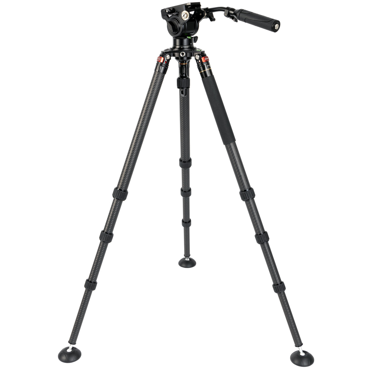 JUSINO Karbon Profi Videostativ & Kugelkopf Perfekt für Vogelaufnahmen 152,5cm 18Kg belastbar