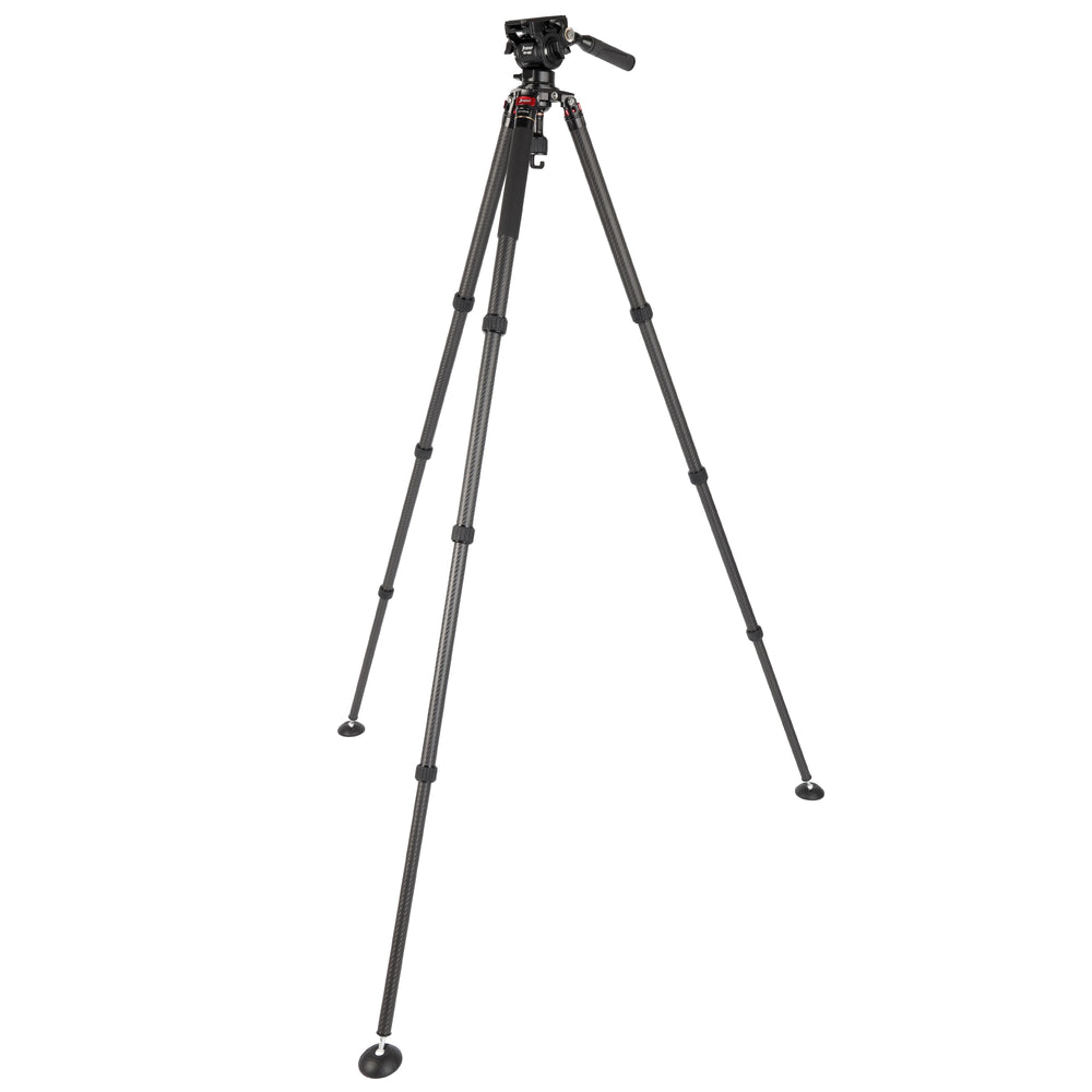 JUSINO Karbon Profi Videostativ & Kugelkopf Perfekt für Vogelaufnahmen 152,5cm 18Kg belastbar