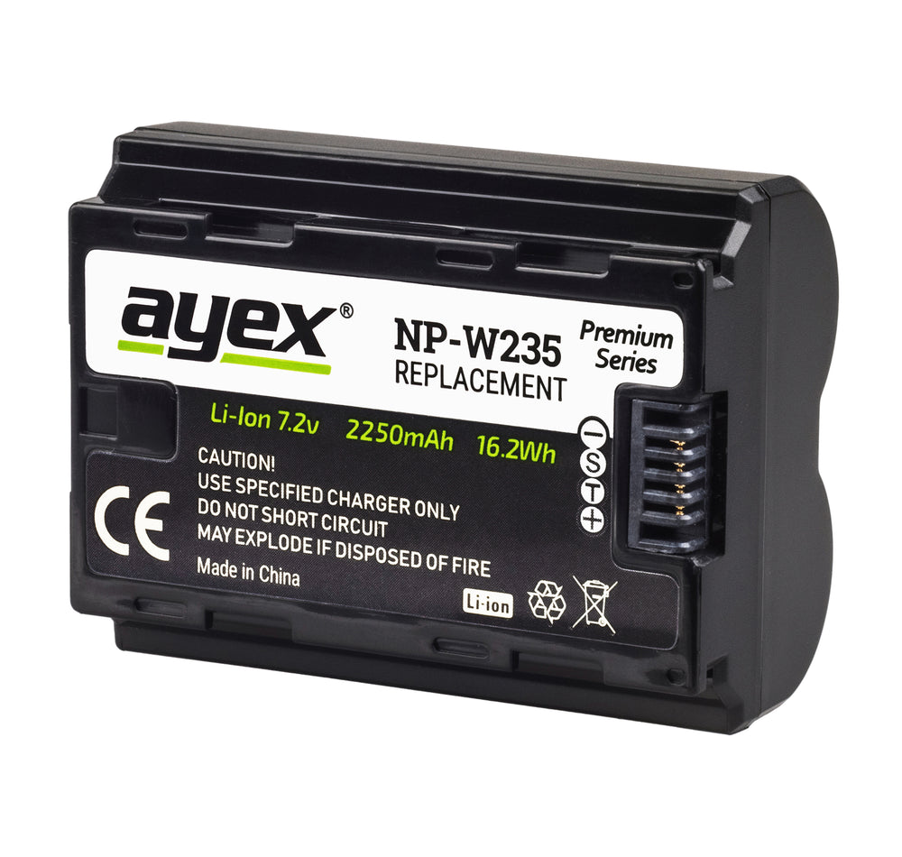 NP-W235 Premium Akku 2 Stück für zB Fujifilm XT-4 XT-5 2250mAh Infochip