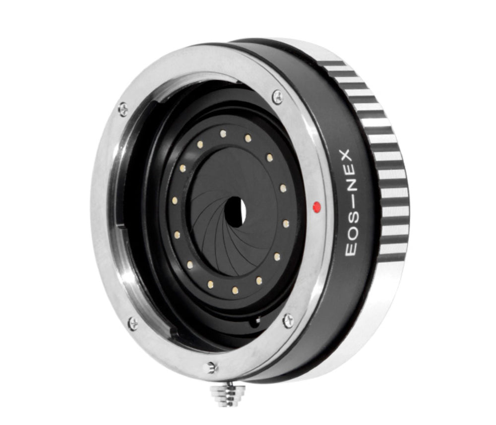 Objektivadapter Canon EOS Objektive an Sony E-Mount Kameras mit eigener Blende