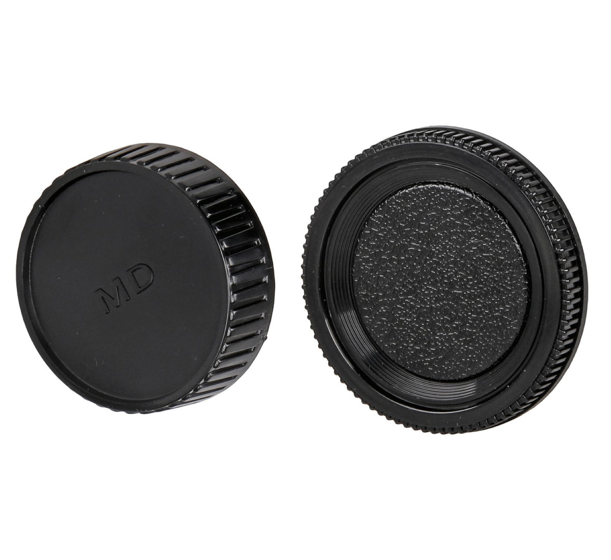 Kameragehäusedeckel & Objektivrückdeckel Set für Minolta MD / SR – Schutzkappen für Kamera & Objektiv