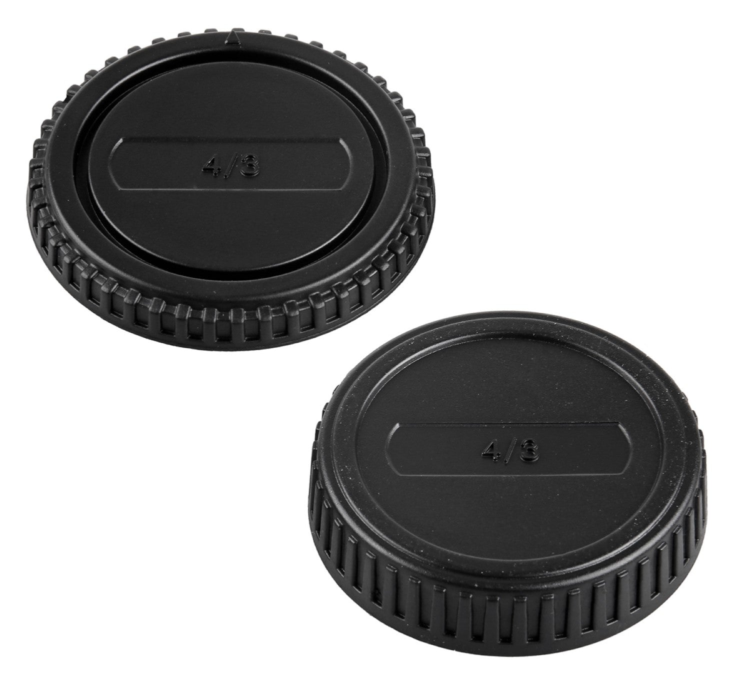 Kameragehäusedeckel & Objektivrückdeckel Set für Olympus Four Thirds – Schutzkappen für Kamera & Objektiv