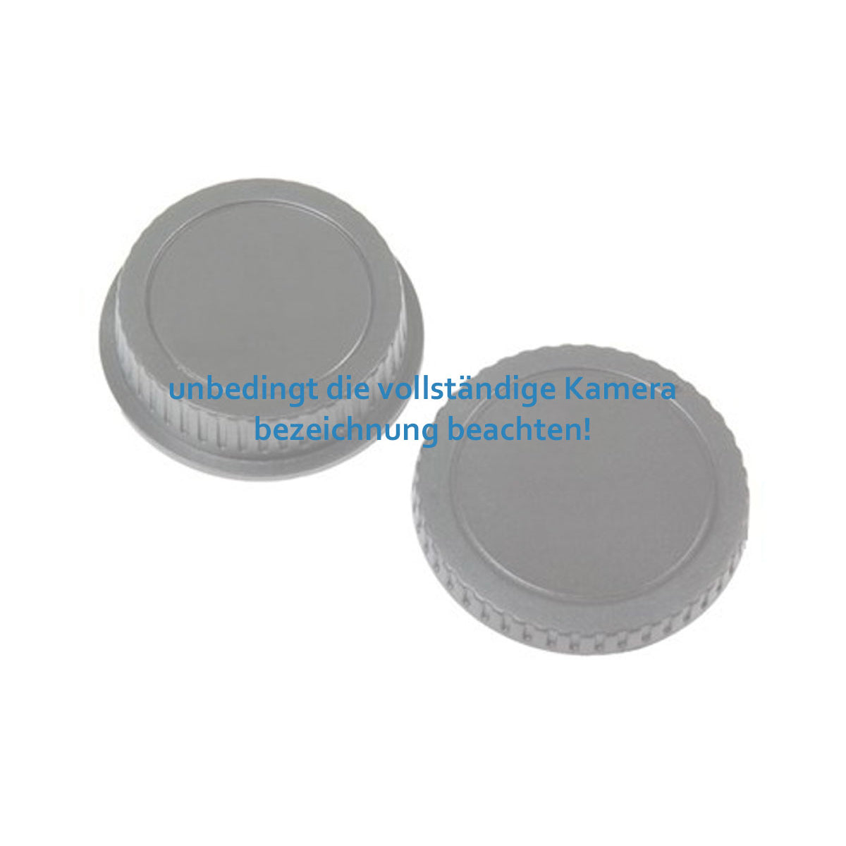 Kameragehäusedeckel & Objektivrückdeckel Set für Pentax K – Schutzkappen für Kamera & Objektiv