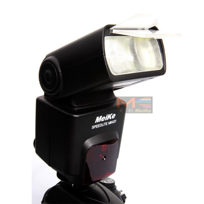 Meike MK431 TTL Blitzgerät für Nikon DSLR Kameras mit LCD Display und Diffusor