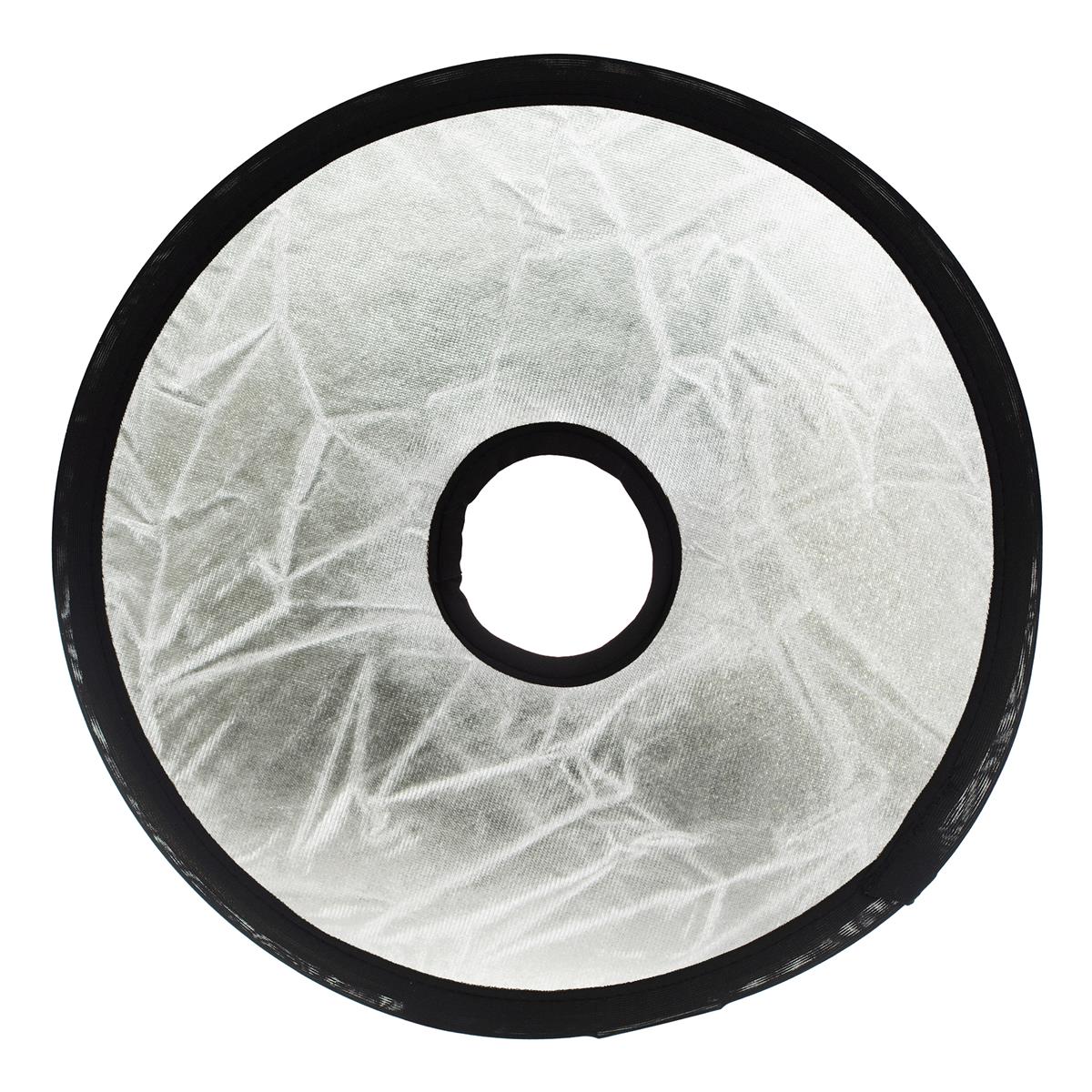 2in1 Faltreflektor Mount Lichtreflektor rund mit Objektivöffnung Gold/Silber 30cm