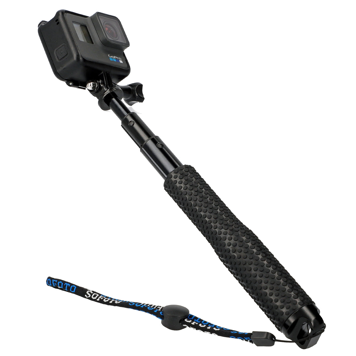 Selfie Stick ausziehbar 32,5cm 3 Sektionen rutschfest wasserfest für GoPro Action Cams