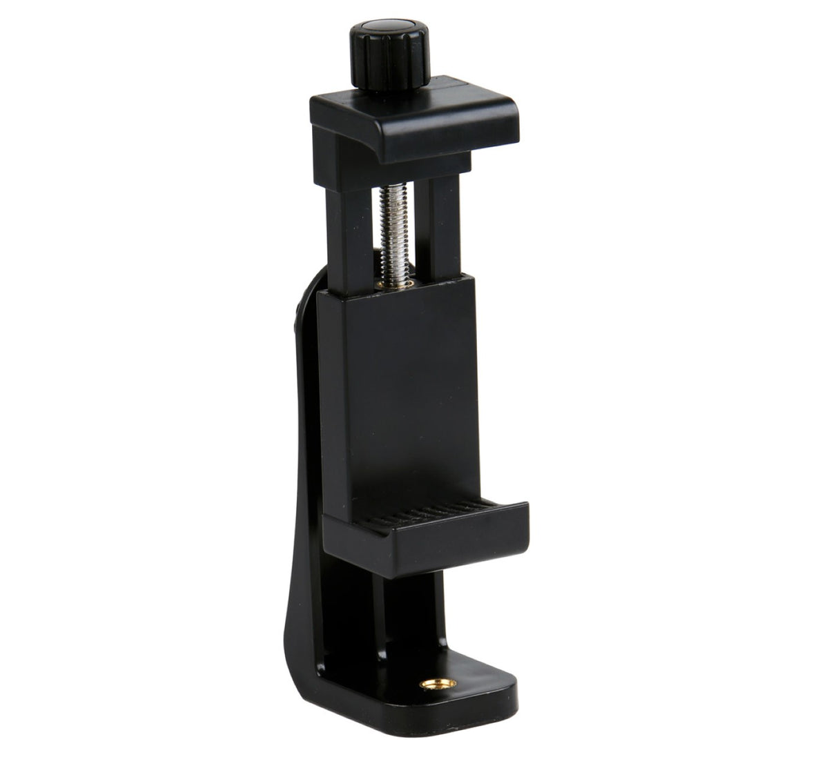 Drehbare Smartphone Halterung mit Schraubklemme & 360° Rotation - Universal Handy Stativhalter für Hochformat & Querformat (57–105 mm)