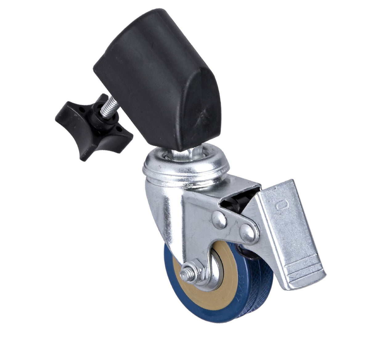 Stativrollen Pro 3er Set für Lampenstative mit Feststellbremsen ideal auf Holzböden Fliesen Teppich