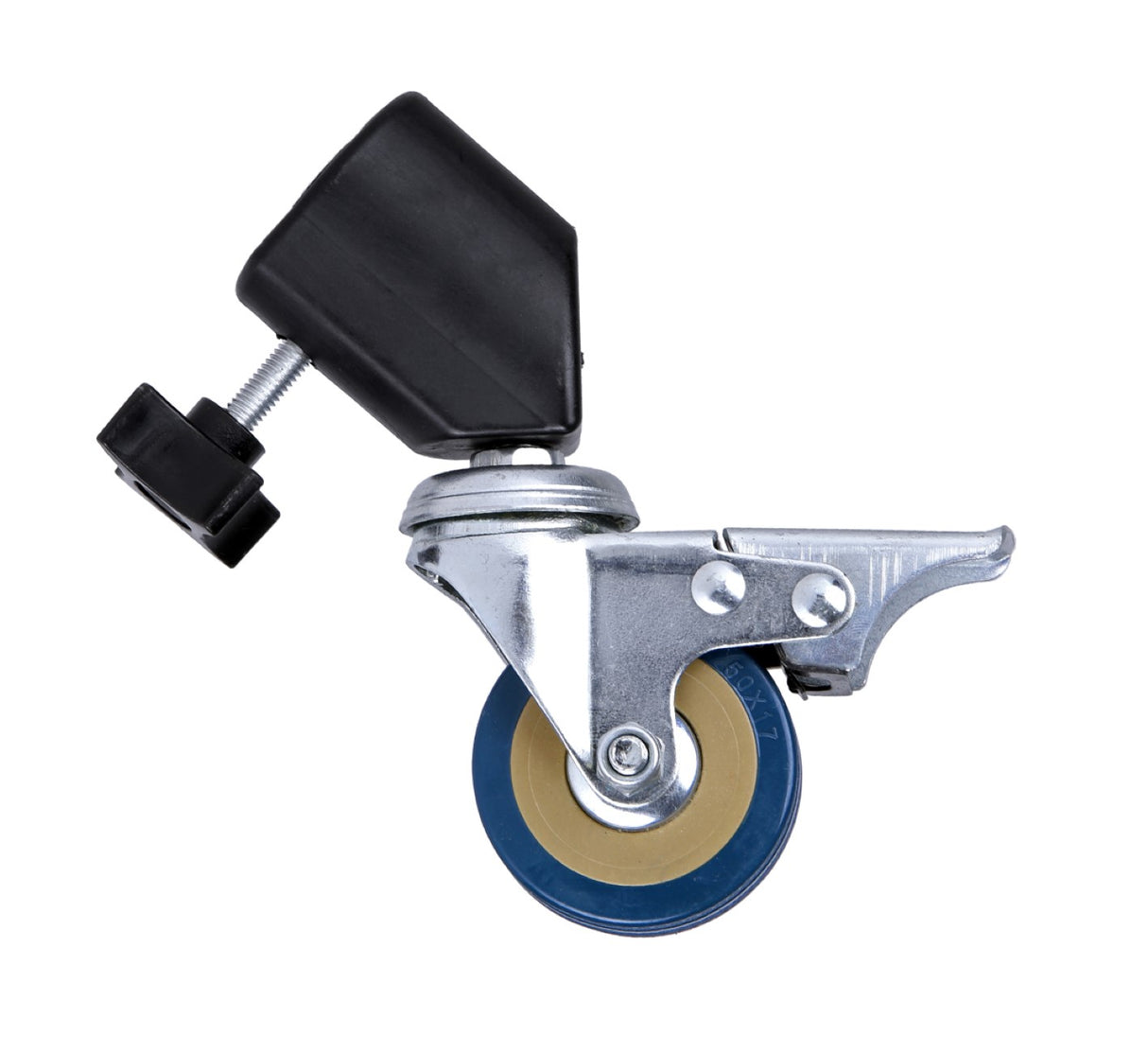 Stativrollen Pro 3er Set für Lampenstative mit Feststellbremsen ideal auf Holzböden Fliesen Teppich