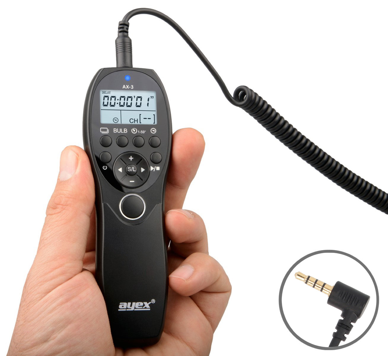 Timer Fernauslöser AX-3 DC3 Nikon Z50 II Z5 II Intervallauslöser Timelapse Bulb Serienaufnahme