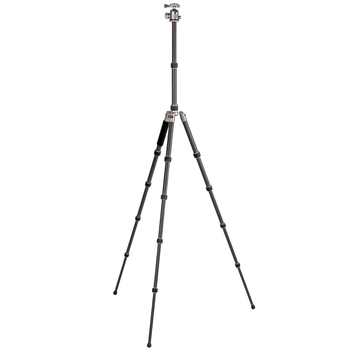 JUSINO Vielseitiges Karbon Tripod mit Monopod-Funktion bis 158cm 8kg + Kugelkopf TK-2535C FGS-30