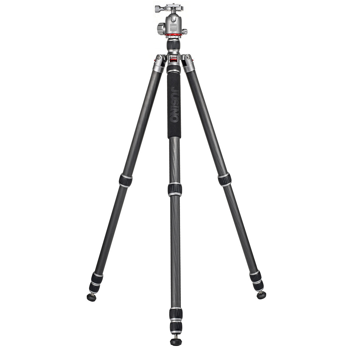 JUSINO Karbon Traveller Tripod mit Kugelkopf Monopod-Funktion bis 171,5cm 15kg TK-284C FGS-36