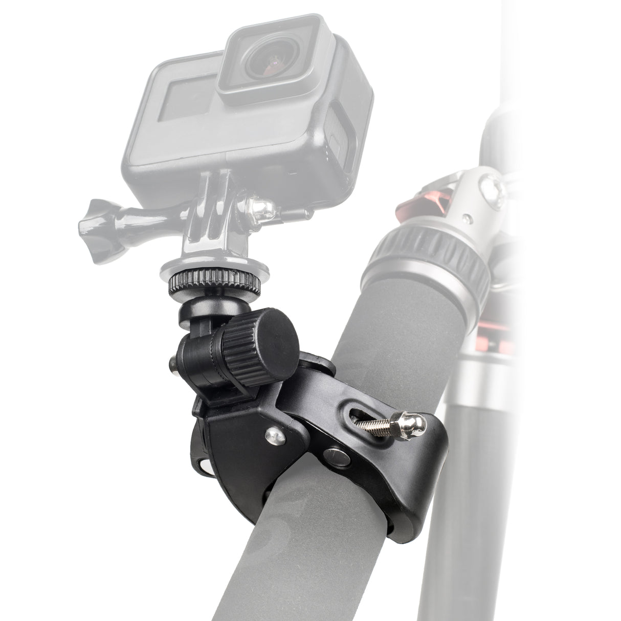 ayex Universal Stativklemme neigbarer 1/4 Zoll Mount Schraubzwinge gummierte Kontaktflächen