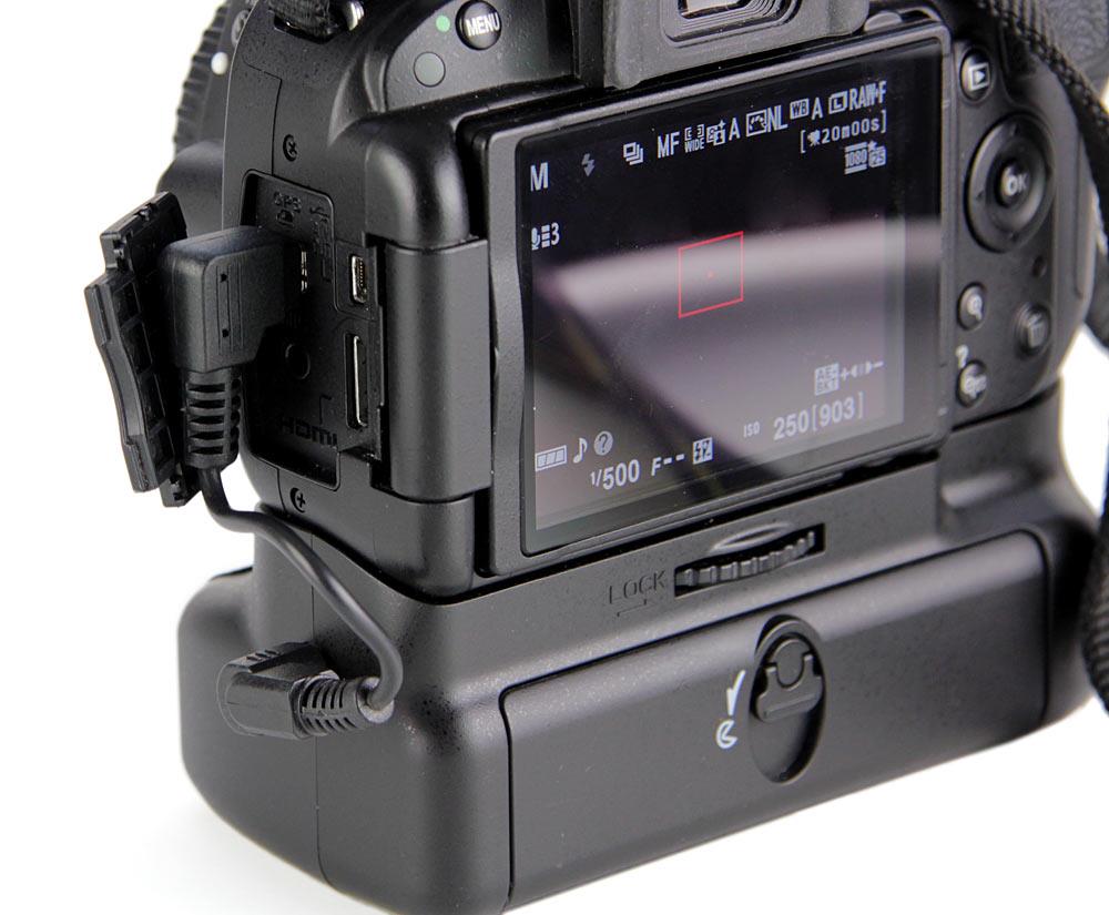 Batteriegriff Set für Nikon D5200 D5100 + 2x EN-EL14 Akku
