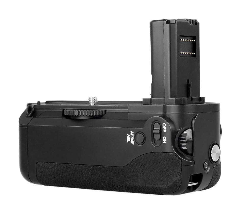 Meike Batteriegriff für Sony Alpha A7 A7R A7S mit Timer-Fernauslöser wie VG-C1EM
