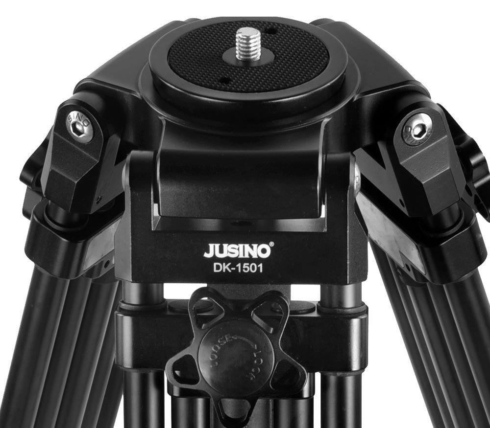 JUSINO DK-1501 Profi Video-Stativ bis 15 kg Tragkraft