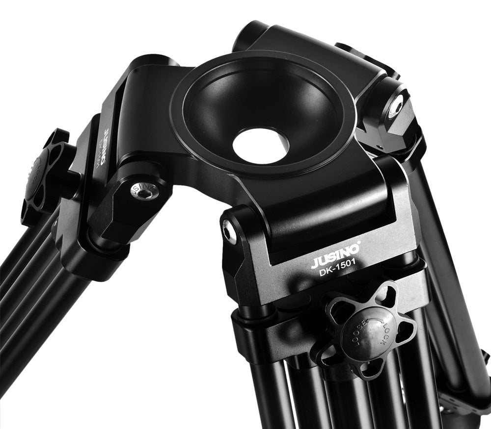 JUSINO DK-1501 Profi Video-Stativ bis 15 kg Tragkraft