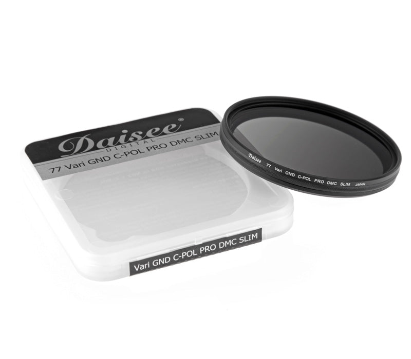 Daisee Variable ND-8 / CPL Kombi Filter 77mm, 8-fach vergütet Slim