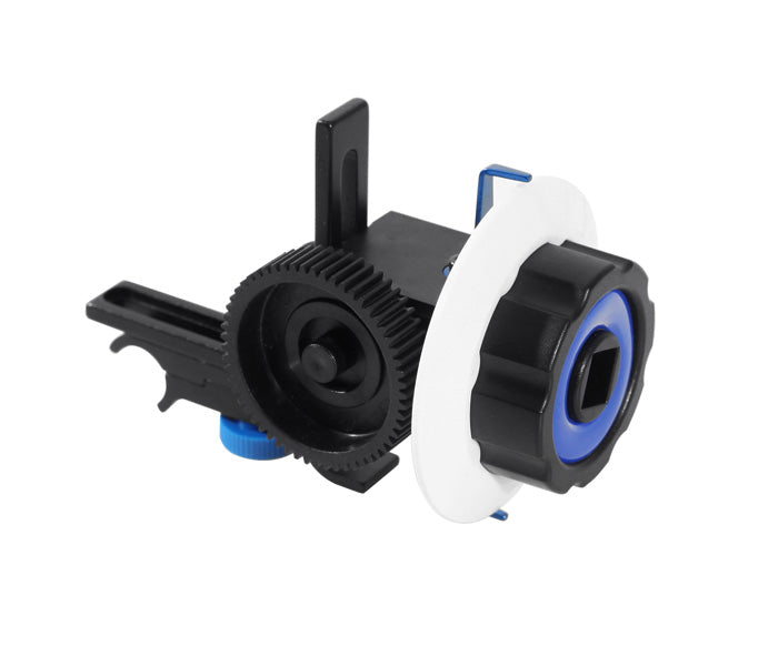 Schärfezieheinrichtung Follow Focus F0 mit Schnellspann + Zahnkranz für DSLR Rig